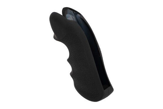 Hogue Super Blackhawk rubber grips come in black color